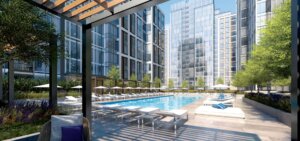 Outdoor Pool at The Alyx at EchelonSeaport