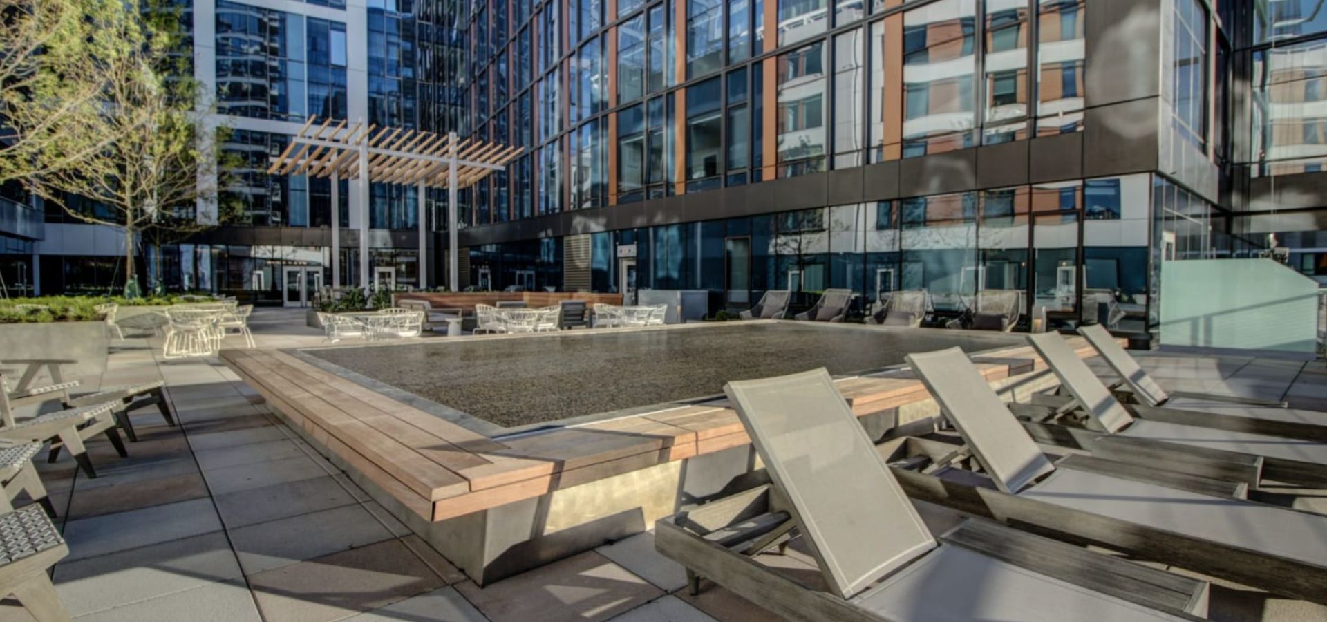 Via Seaport Outdoor Courtyard