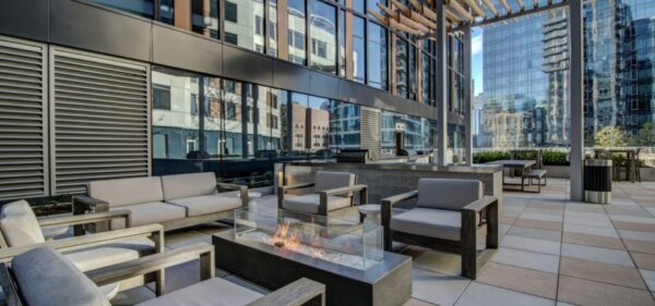 Via Seaport Outdoor Courtyard