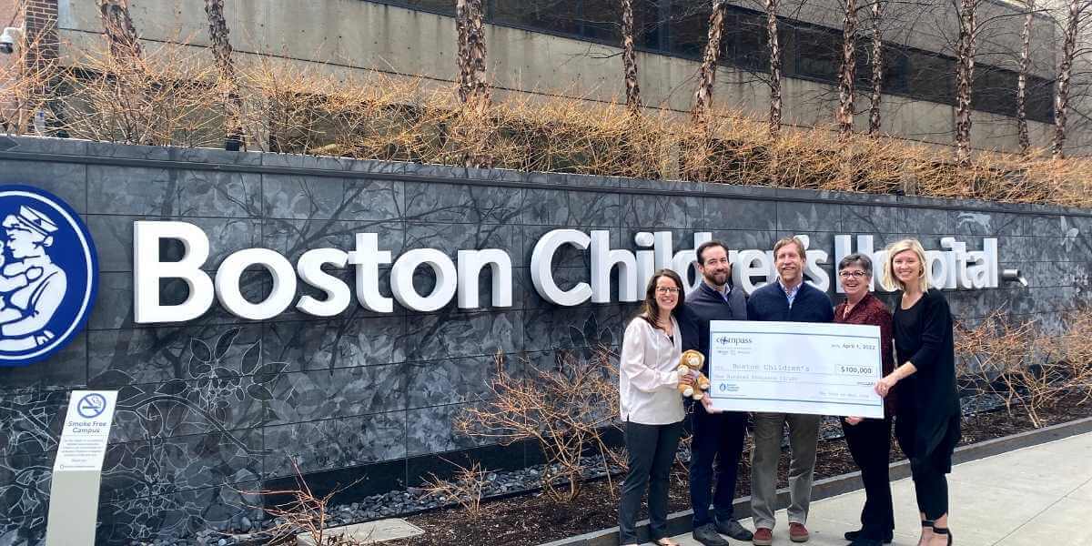 Compass Furnished Apartments Donates $100K  To Boston Children’s Hospital