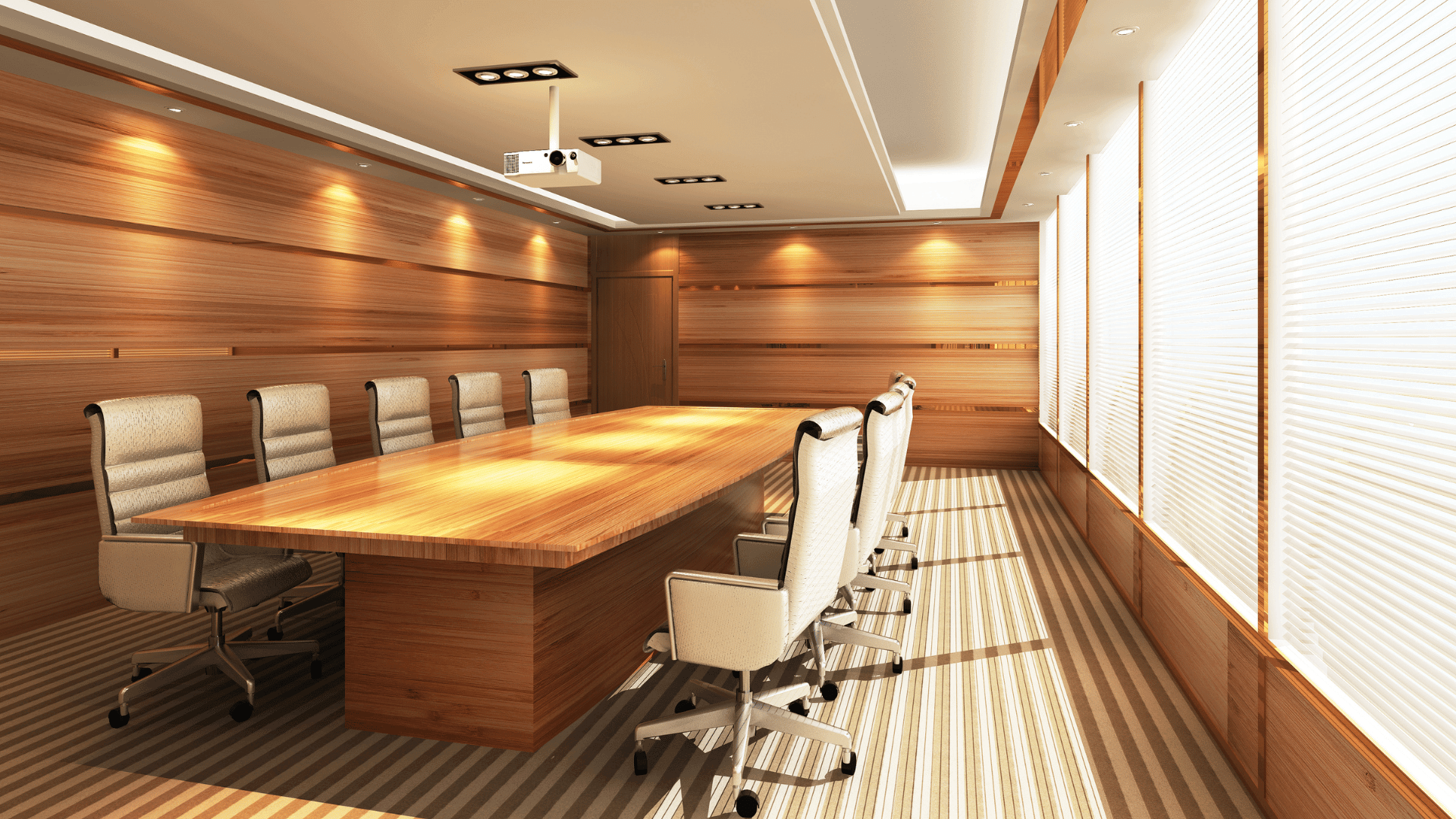 luxury amenities business conference room