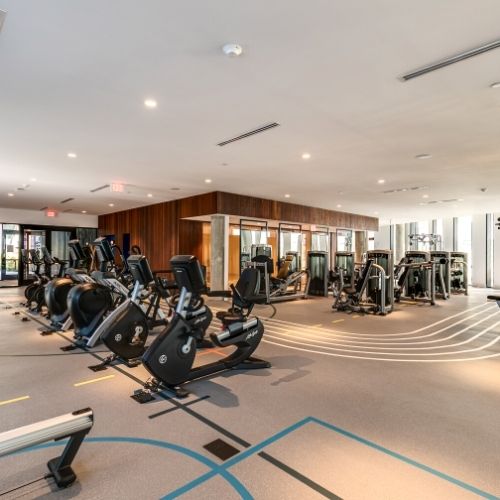 Fitness Center With Cardio Theater