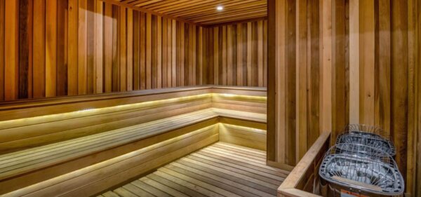 Sauna in Solitair property of Compass Furnished Apartments
