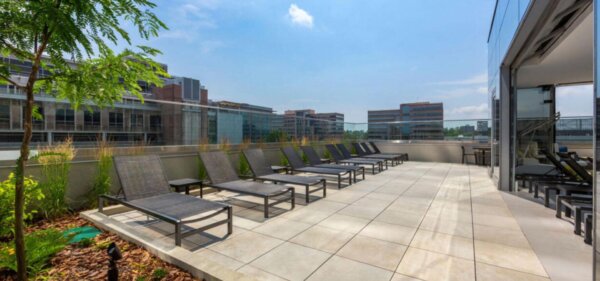 Rooftop at Atlantic Station West, a Compass Furnished Apartments residence