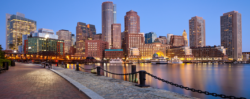 Boston City Downtown view