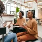 Corporate interns discuss housing
