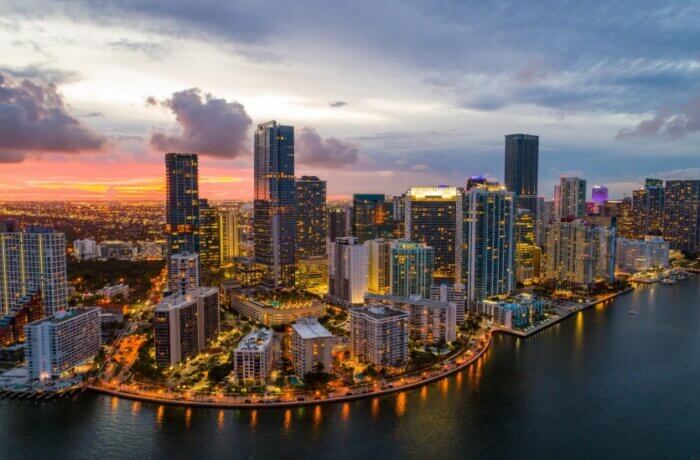 A view of Miami Waterfront