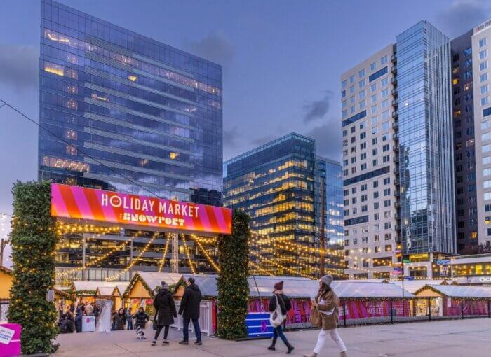Boston Seaport Christmas Market Snowport