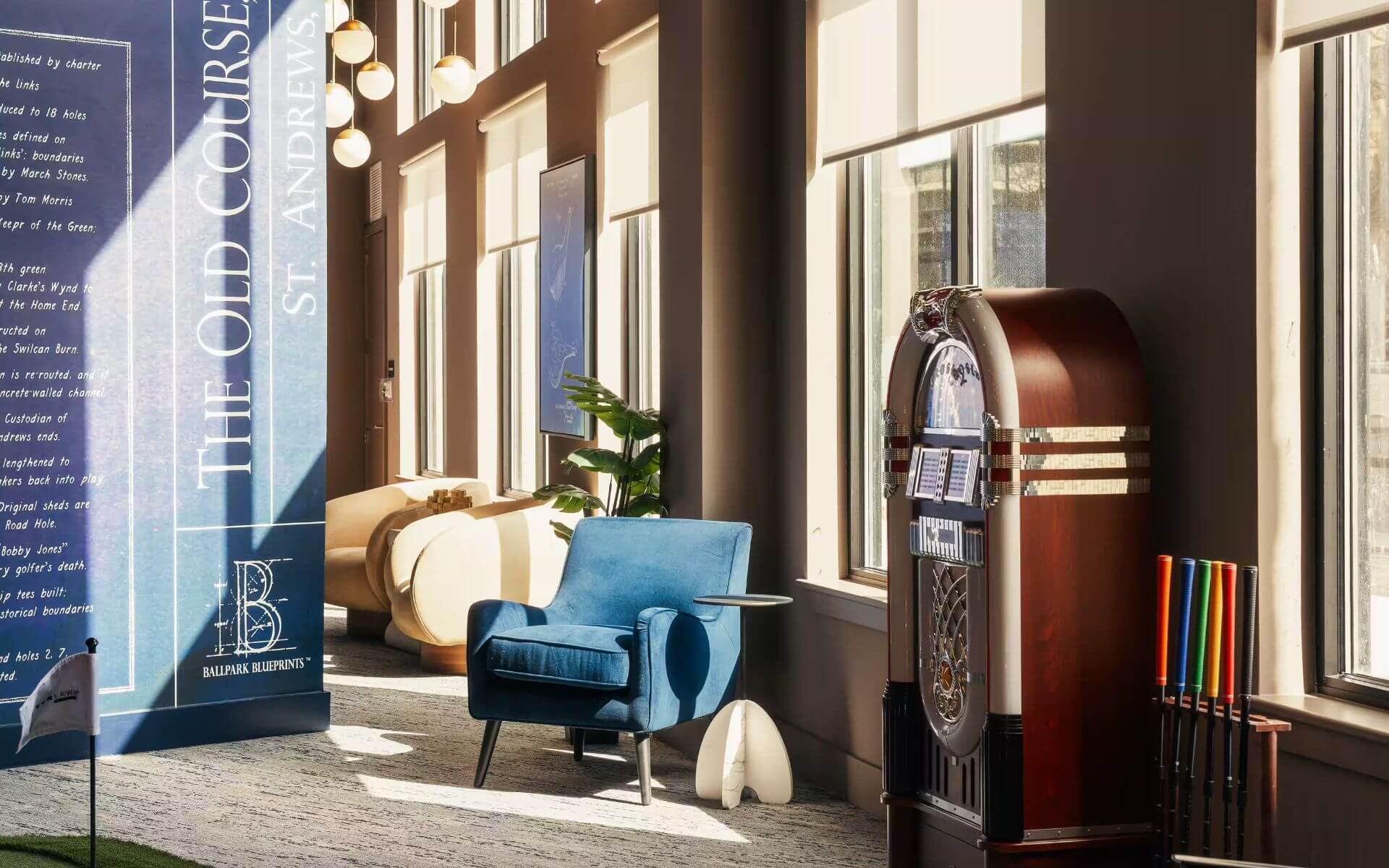 Leisure corner at 51 South by Compass Furnished Apartments