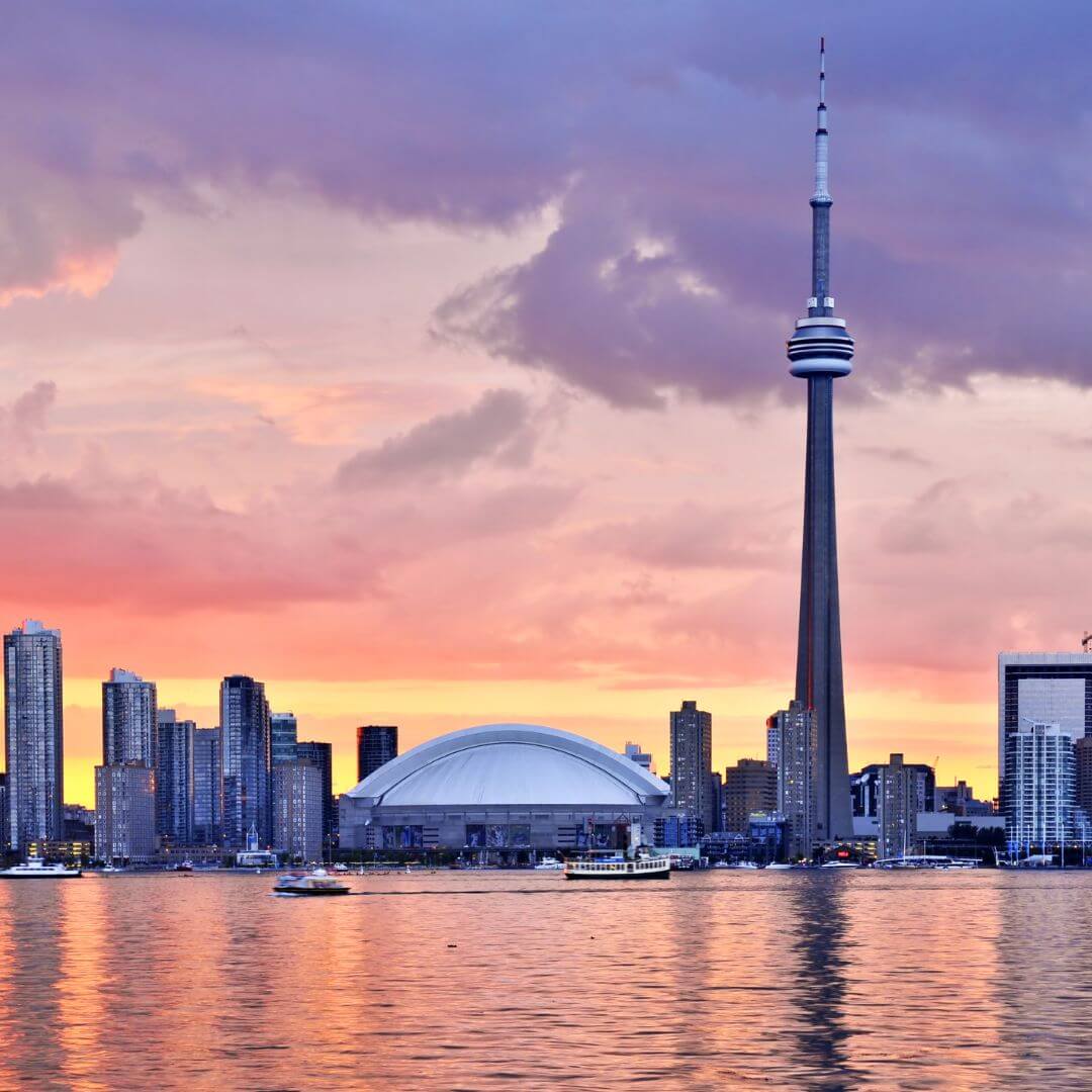 Sunset Over Toronto – Compass Furnished Apartments