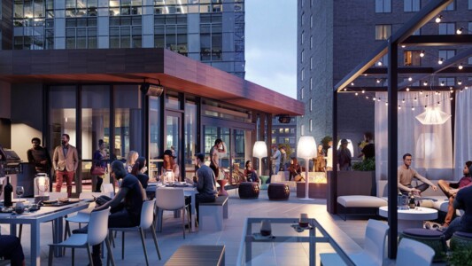 Hub50House Patio Hub50House furnished temporary apartment Patio